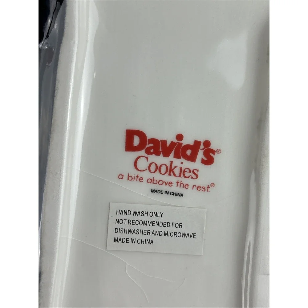 DAVID'S COOKIES CERAMIC CANISTER JAR 4TH OF JULY EDITION
